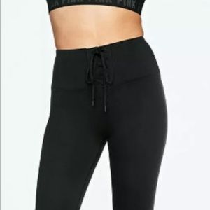 VICTORIA SECRET PINK ultimate LACE UP LEGGINGS